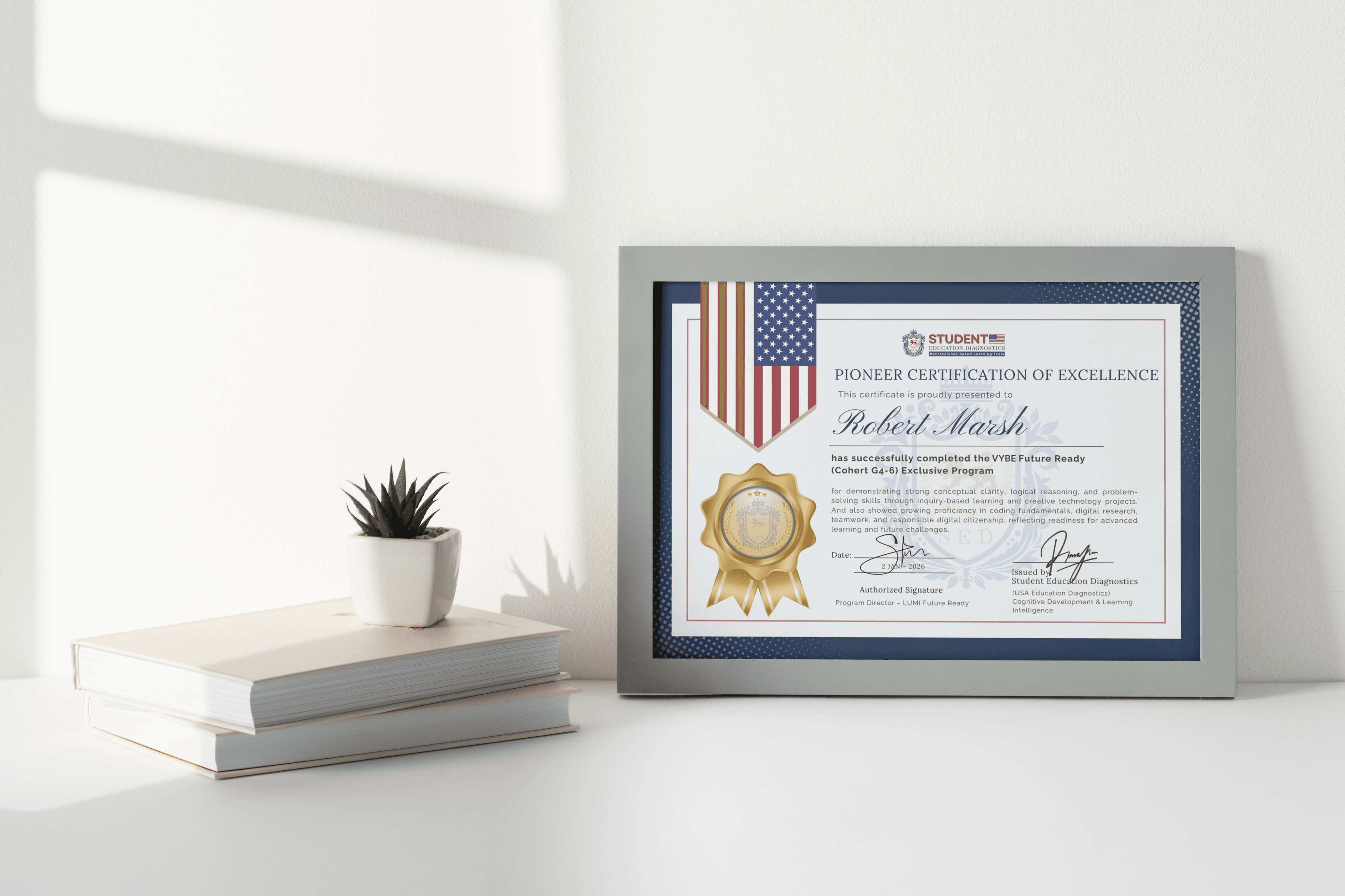 Pioneer Certification of Excellence